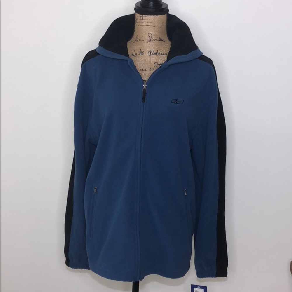 Reebok Full Zip Fleece Hooded Jacket Men’s Medium